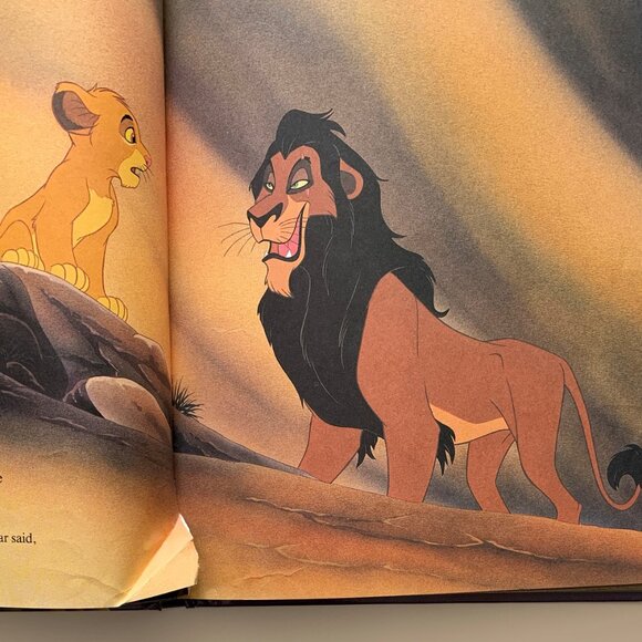 The Lion King (1994, Hardcover, 1st Edition) Vintage Walt Disney Picture Book - Picture 10 of 14